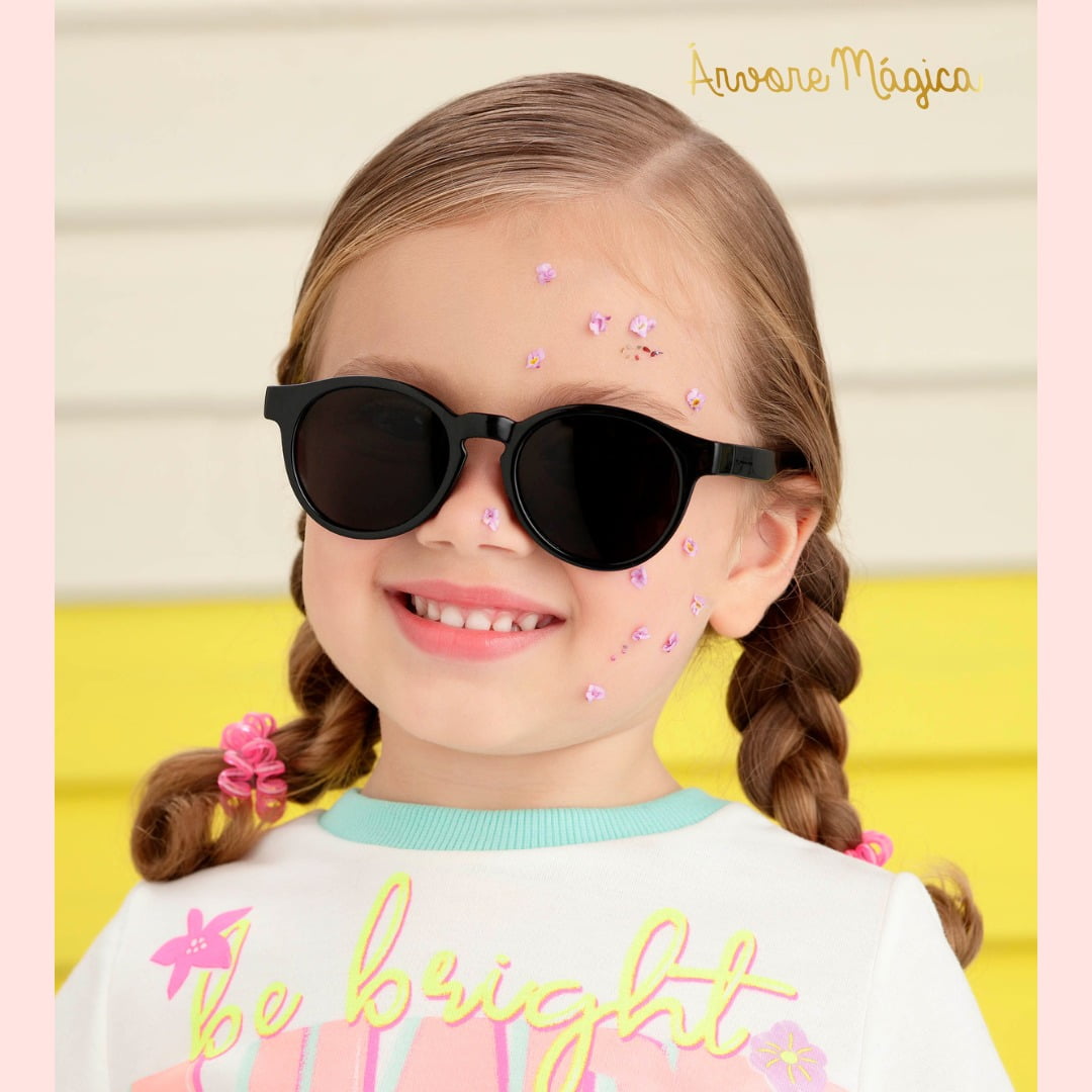 Óculos de Sol Infantil Black UV400 Mon Sucré especiais da Árvore