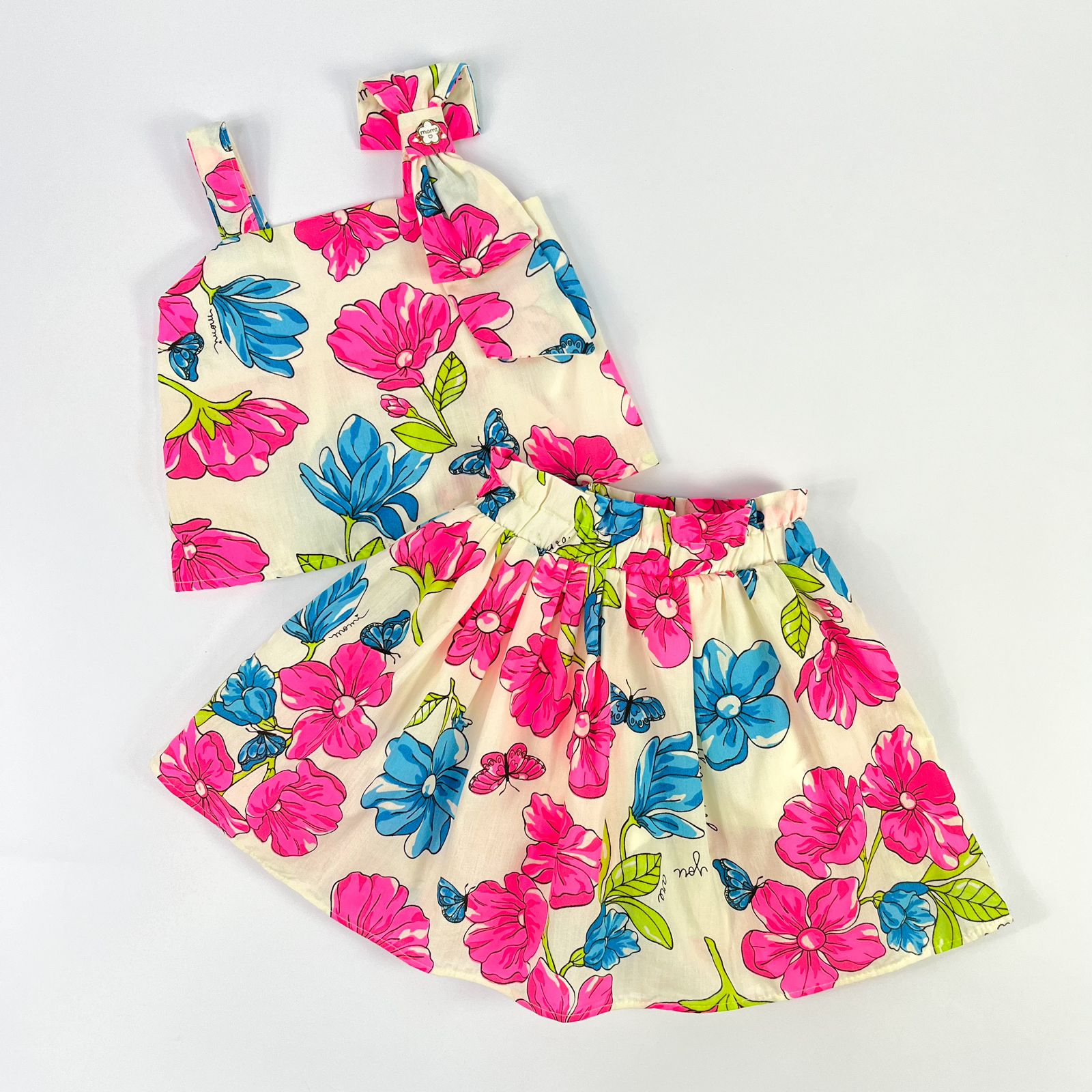 Conjunto Infantil Momi Flores de Verão