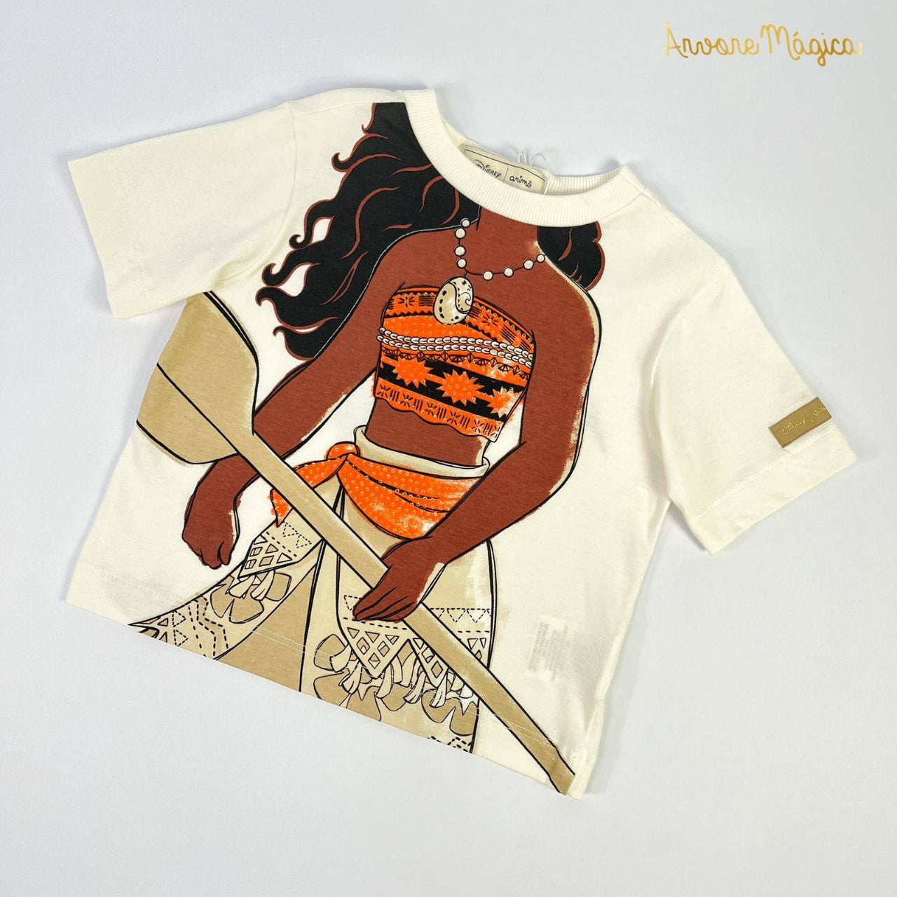 Blusa Infantil Princesa Moana Animê