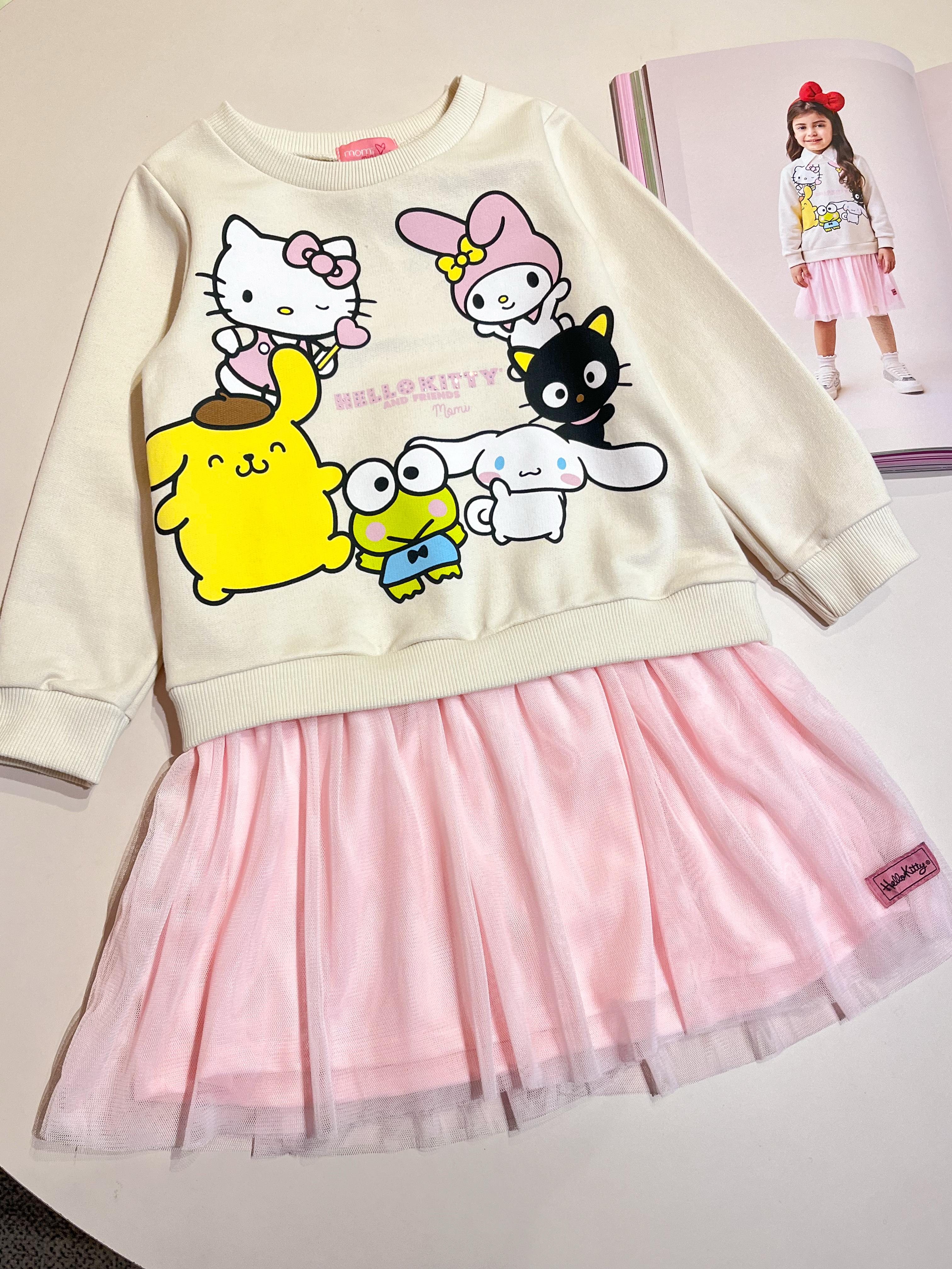 Vestido Infantil Hello Kitty And Friends Momi 
