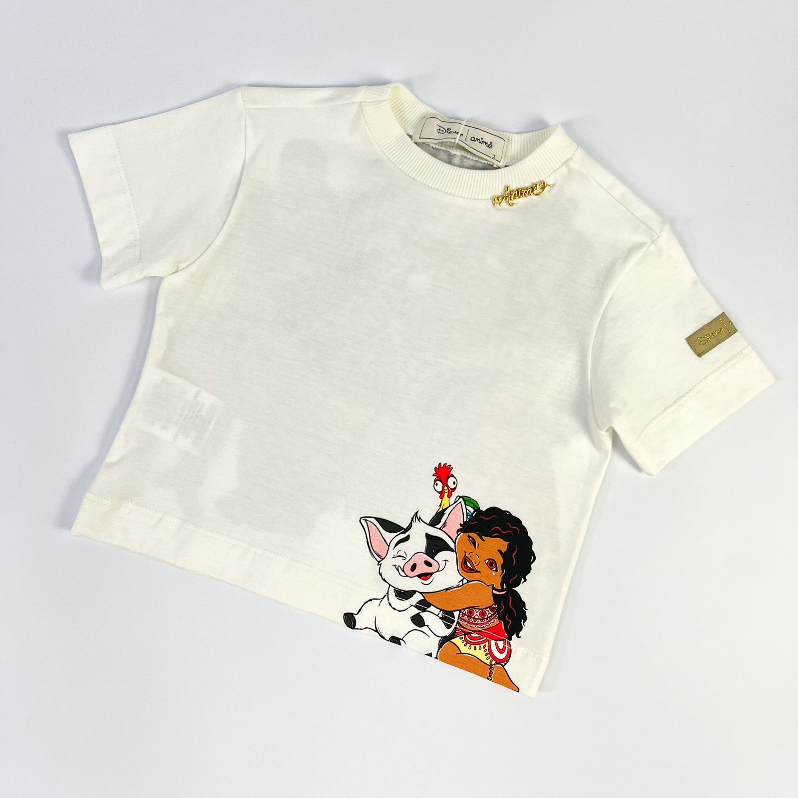 T-Shirt Infantil Moana & Friends Disney Animê