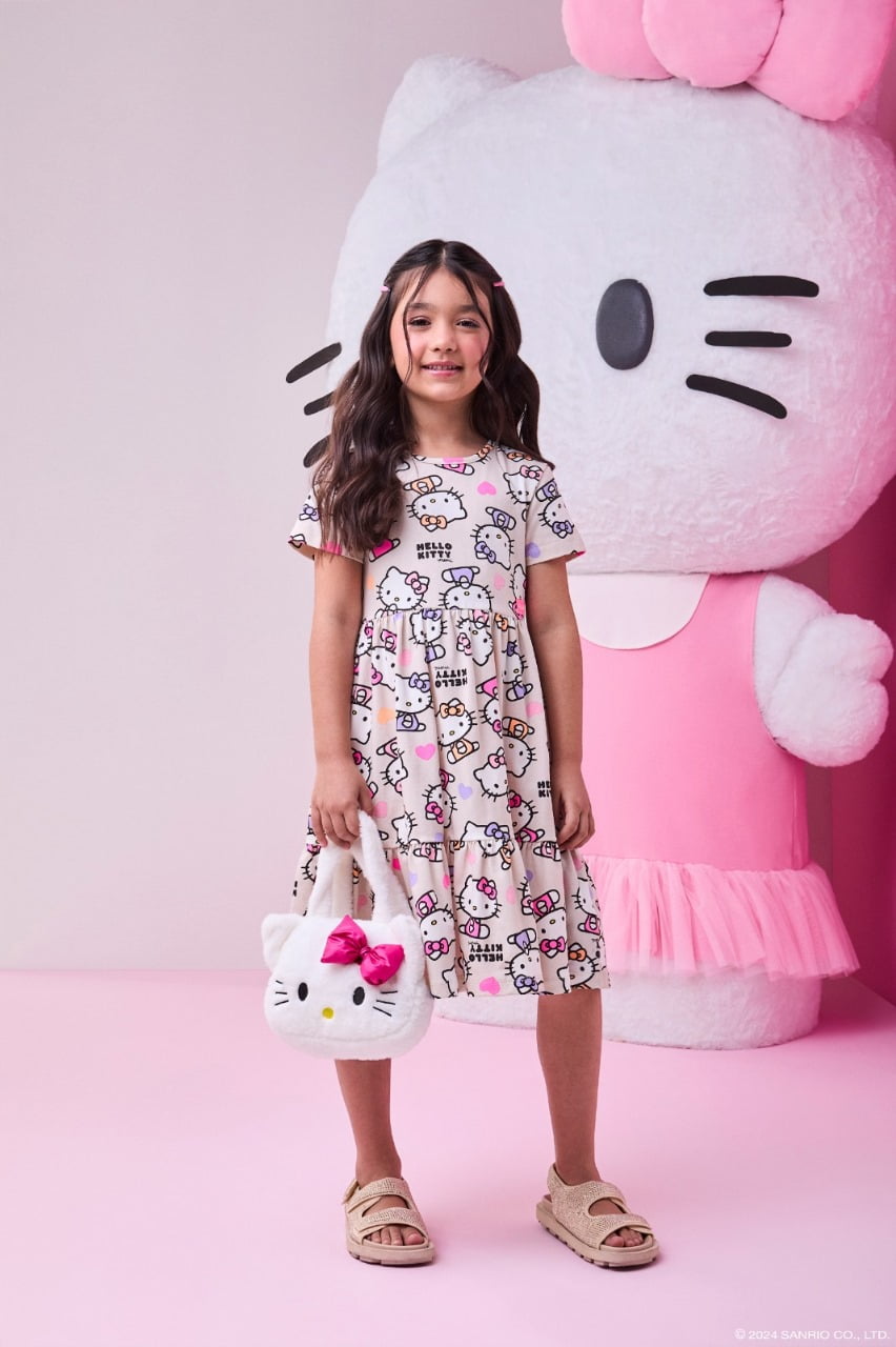 Vestido Infantil Momi Hello Kitty