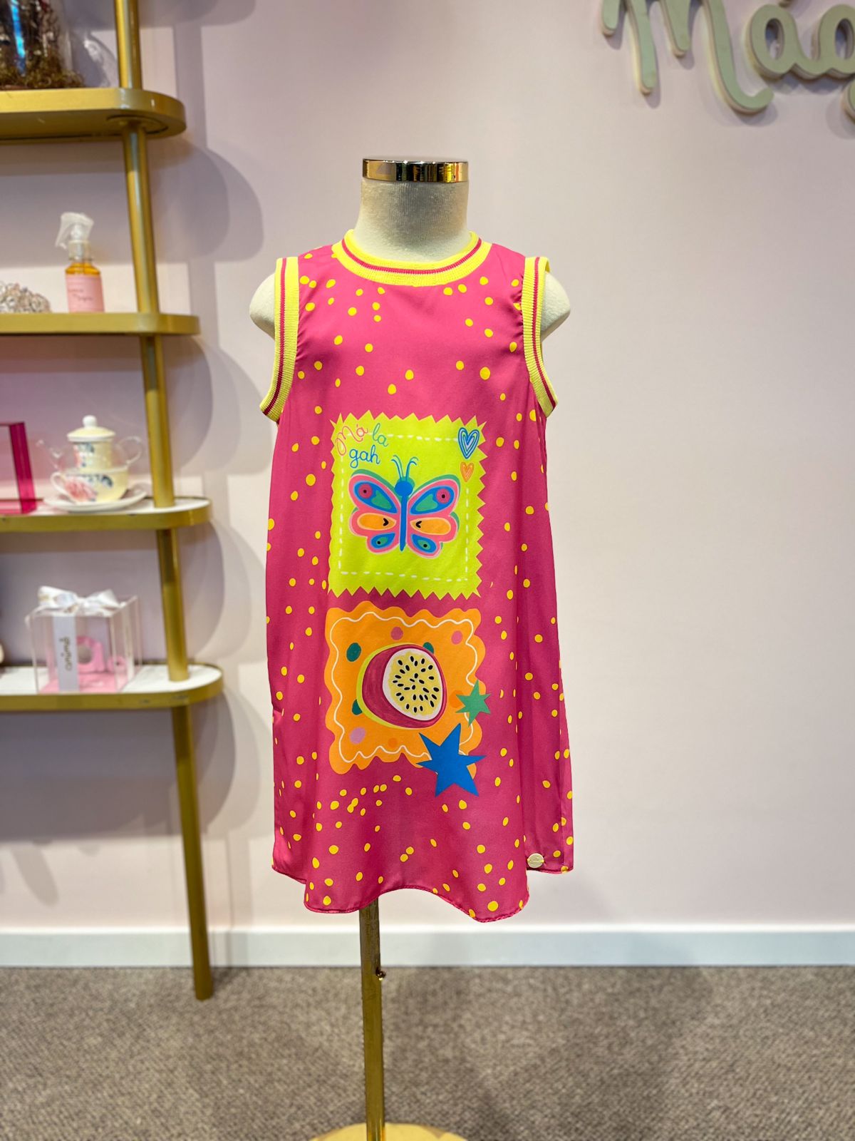 Vestido Infantil Borboleta Encantada