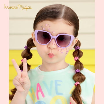 Óculos de Sol Infantil Roxo UV400 Mon Sucré