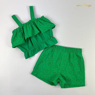 Conjunto Infantil Momi Laise Verde 