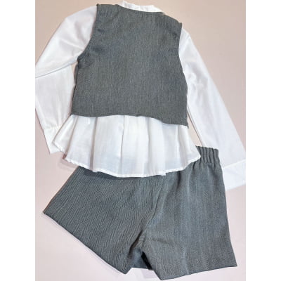 Conjunto Infantil 3 Peças Girl Fashion Animê 