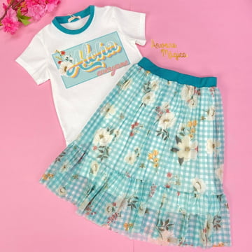 Conjunto Infantil Aloha Petit Cherie Conjunto Infantil Aloha Petit Cherie