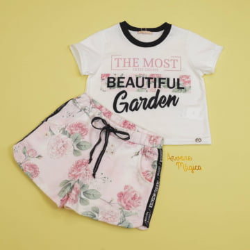 Conjunto Infantil Beautiful Garden Petit Cherie Conjunto Infantil Beautiful Garden Petit Cherie