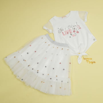 Conjunto Infantil Beautiful Life Petit Cherie Conjunto Infantil Beautiful Life Petit Cherie