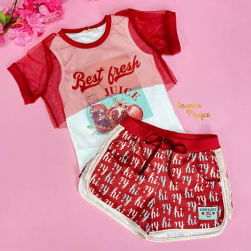 Conjunto Infantil Best Fresh Juice Petit Cherie Conjunto Infantil Best Fresh Juice Petit Cherie