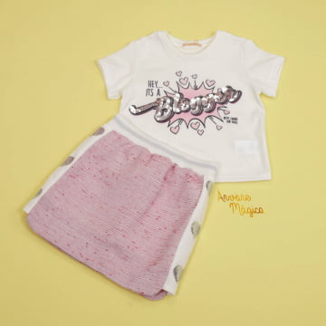 Conjunto Infantil Blogger Kids Petit Cherie Conjunto Infantil Blogger Kids Petit Cherie