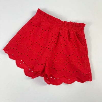 Conjunto Infantil Blusa & Short Laise Vermelho Animê