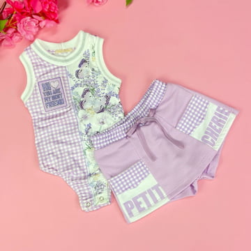 Conjunto Infantil Borboletas Petit Cherie Conjunto Infantil Borboletas Petit Cherie