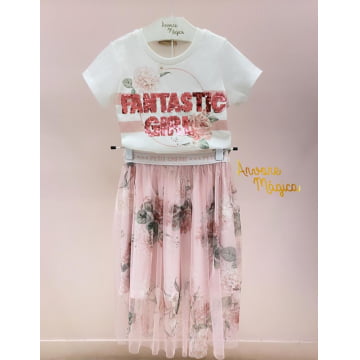 Conjunto Infantil Fantastic Girl Petit Cherie Conjunto Infantil Fantastic Girl Petit Cherie