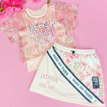 Conjunto Infantil Let’s Have Fun Petit Cherie Conjunto Infantil Let’s Have Fun Petit Cherie