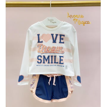 Conjunto Infantil Love Dream Petit Cherie Conjunto Infantil Love Dream Petit Cherie