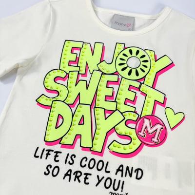 Conjunto Infantil Momi Enjoy Sweet Days Neon