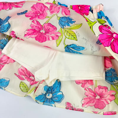 Conjunto Infantil Momi Flores de Verão