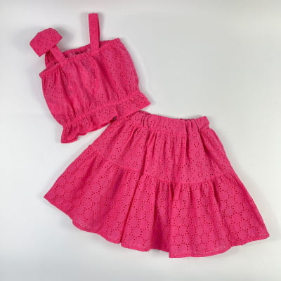 Conjunto Infantil Momi Laise Pink