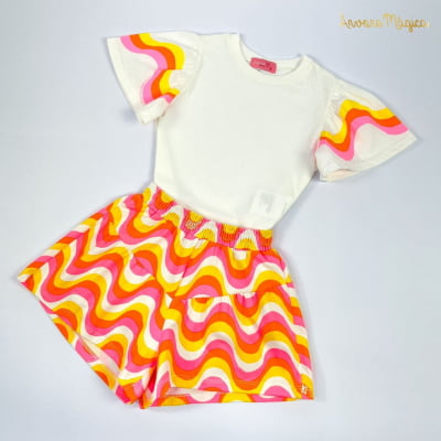  Conjunto Infantil Momi Ondas de Verão