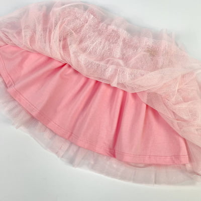 Conjunto Infantil Rosa Bailarina Animê