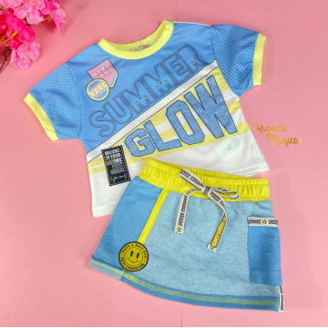 Conjunto Infantil Summer Glow Petit Cherie Conjunto Infantil Summer Glow Petit Cherie