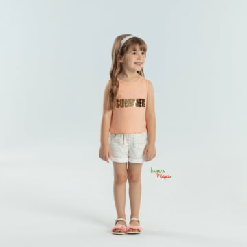 Conjunto Infantil Summer Blusa Salmão Petit Cherie Conjunto Infantil Summer Blusa Salmão Petit Cherie
