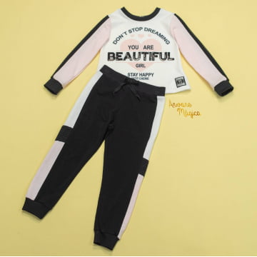 Conjunto Infantil You Are Beautiful Petit Cherie Conjunto Infantil You Are Beautiful Petit Cherie