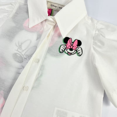 Blusa Infantil Minnie Patch Disney Animê