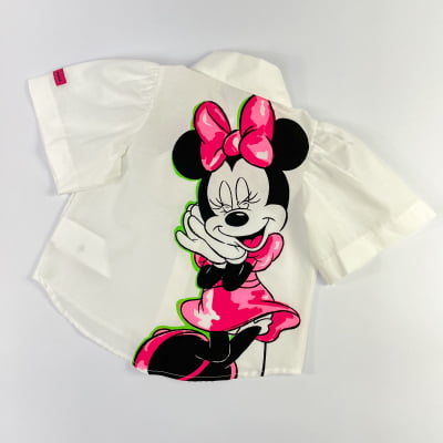 Blusa Infantil Minnie Patch Disney Animê