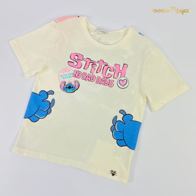 Blusa Infantil Momi Stitch Disney