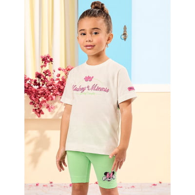 Conjunto Infantil Animê Mickey & Minnie Disney