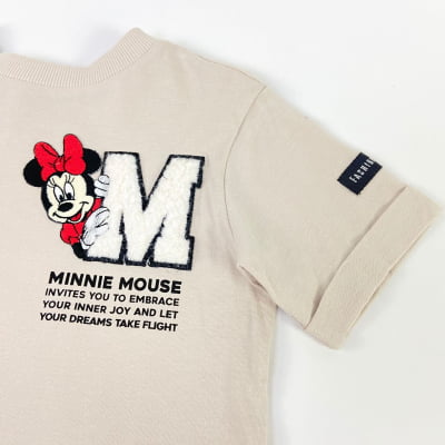 Conjunto Infantil Animê Minnie Mouse Patch Disney