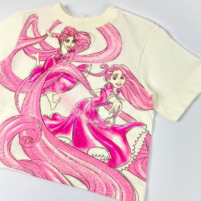 Conjunto Infantil Animê Rapunzel Disney