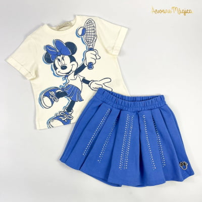 Conjunto Infantil Minnie Tenista Animê