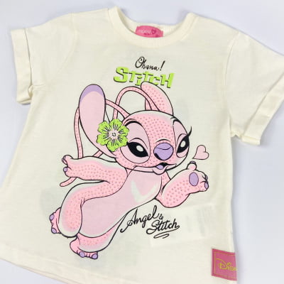  Conjunto Infantil Momi Angel & Stitch Disney 