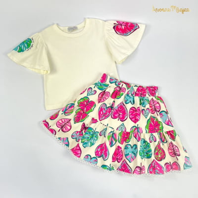 Conjunto Infantil Momi Folhagens