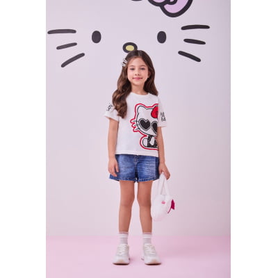 Blusa Infantil Momi Hello Kitty Fashion