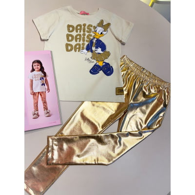 Conjunto Infantil Daisy Metalizada Momi
