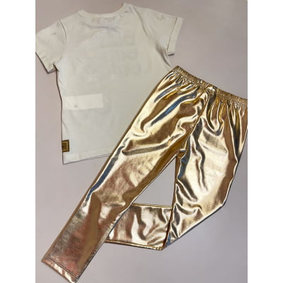 Conjunto Infantil Daisy Metalizada Momi
