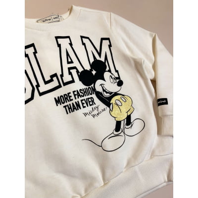 Conjunto Infantil Glam Michey Disney Animê 