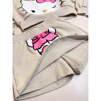 Conjunto Infantil Moletom Hello Kitty Momi 