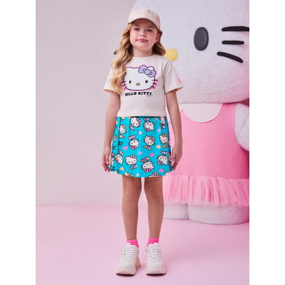 Conjunto Infantil Momi Blue Colors Hello Kitty