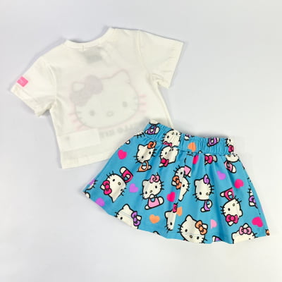 Conjunto Infantil Momi Blue Colors Hello Kitty