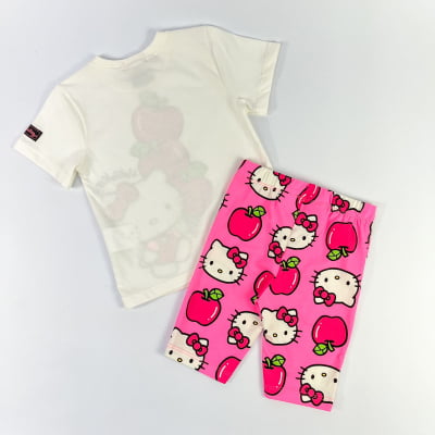 Conjunto Infantil Momi Maçãzinhas Hello Kitty