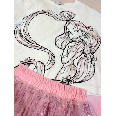 Conjunto Infantil Rapunzel Disney Momi