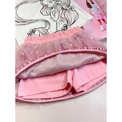 Conjunto Infantil Rapunzel Disney Momi