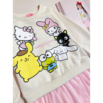Vestido Infantil Hello Kitty And Friends Momi 