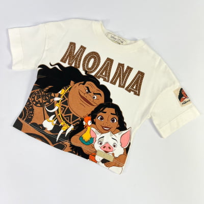 T-Shirt Infantil Moana Disney Animê