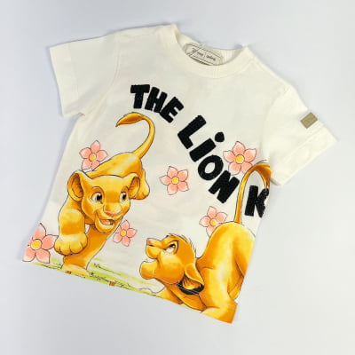 T-Shirt Infantil The Lion King Disney Animê